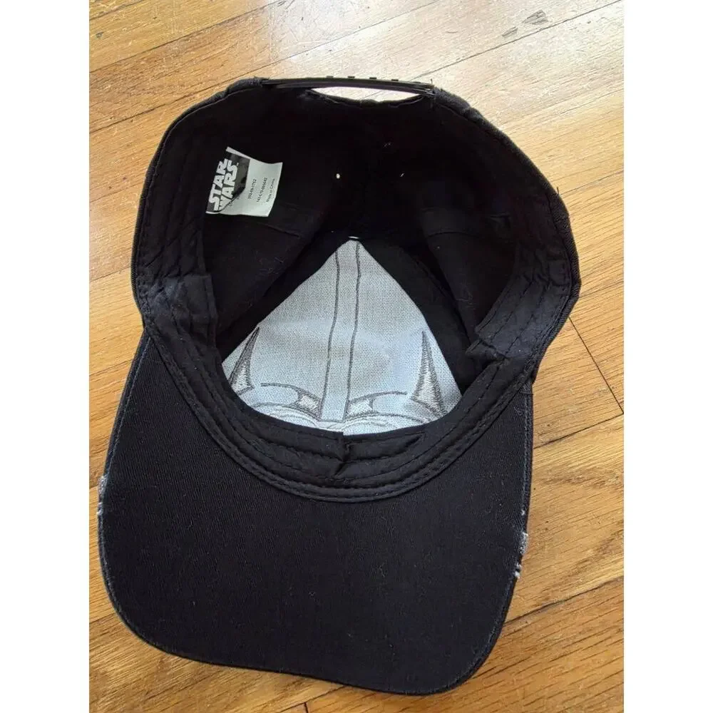 Star Wars Darth Vader Baseball Cap Hat Hook Loop Adjustable Black A001609